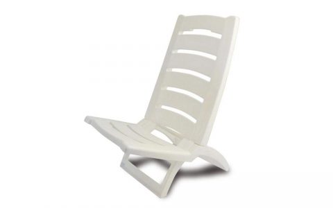 Složiva stolica Adriatic bijele boje nosivost do 100 kg