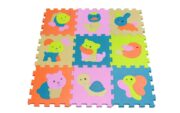 Baby pjenaste puzzle s motivom životinja, 9 komada, Unikatoy