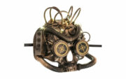 Maska za maškare - Steampunk, zlatna, muška, Carnival toys