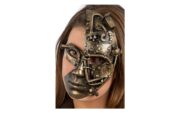 Maska za maškare - Steampunk, zlatna, ženska, Carnival toys