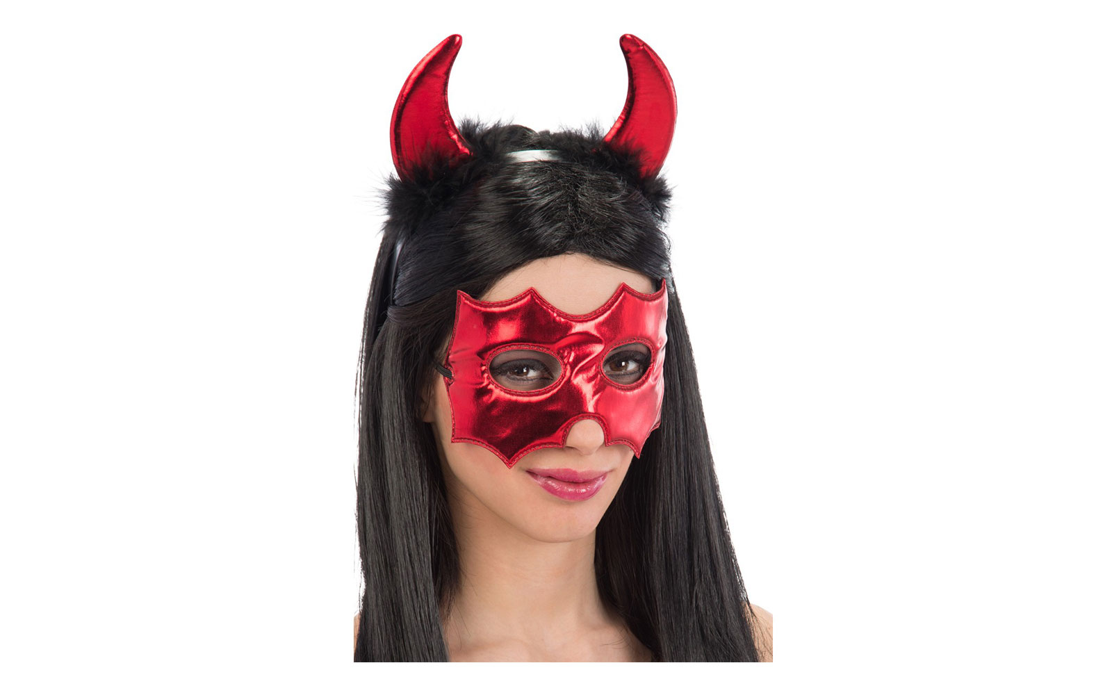 Maska za maškare + obruč - Vrag, Carnival toys - Oštećeno pakiranje Maska za maškare + obruč - Vrag, Carnival toys - Oštećeno pakiranje