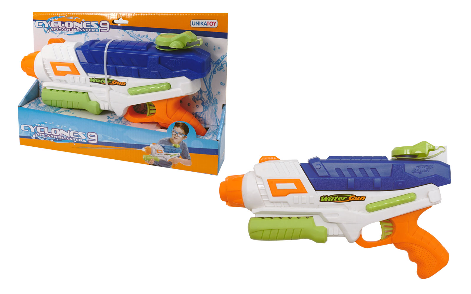 R912275.jpg Puška na vodu 9 Cyclones, 34 cm - Unikatoy - Oštećeno pakiranje - Slika 1
